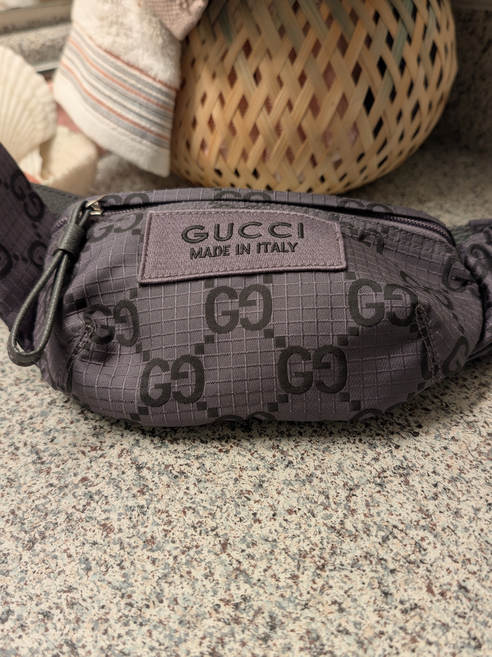 Gucci Off The Grid GG Nylon Belt Bag - (Anthracite) - New with Tags - Picture 6 of 12